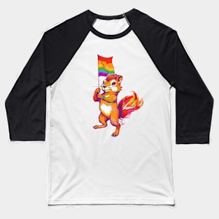 Walking sQUEERel Baseball T-Shirt